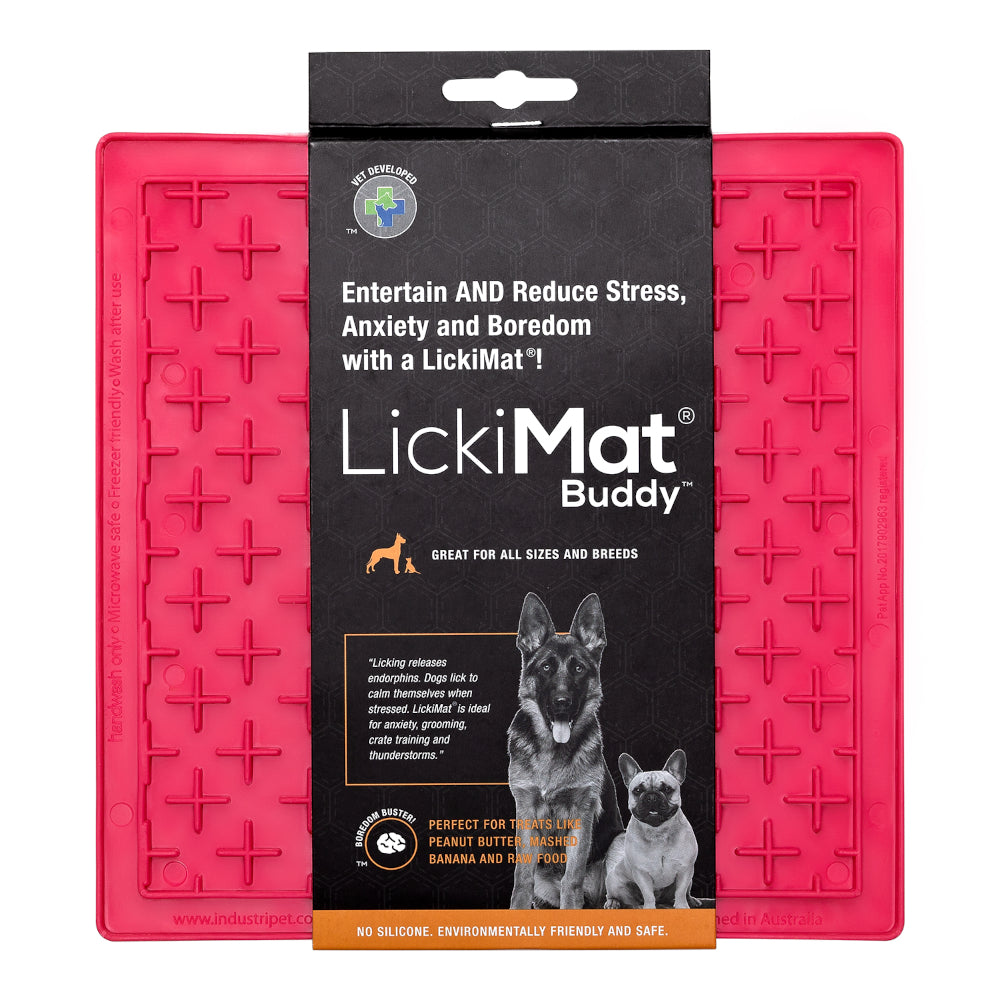 Licking Mat for Dogs Crate, Dog Slow Licking Pad for Cage for Boredom  Relief & Anxiety Reduction, Soft & Safe Peanut Butter Lick Pad for Training