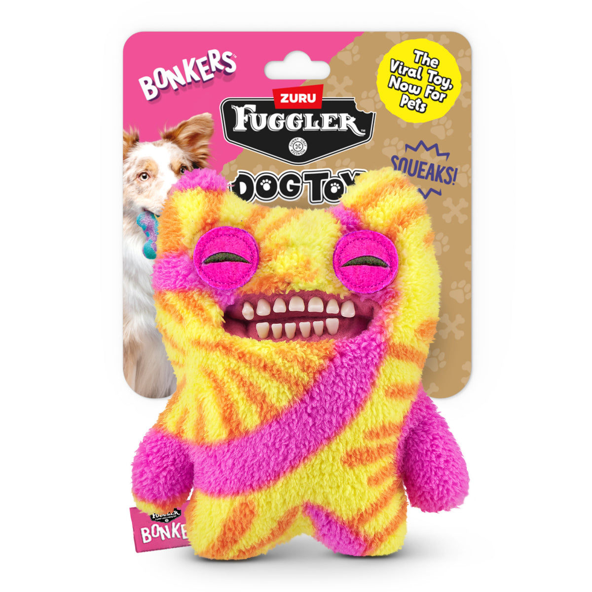 Bonkers Fuggler Dog Toy – Old Tooth