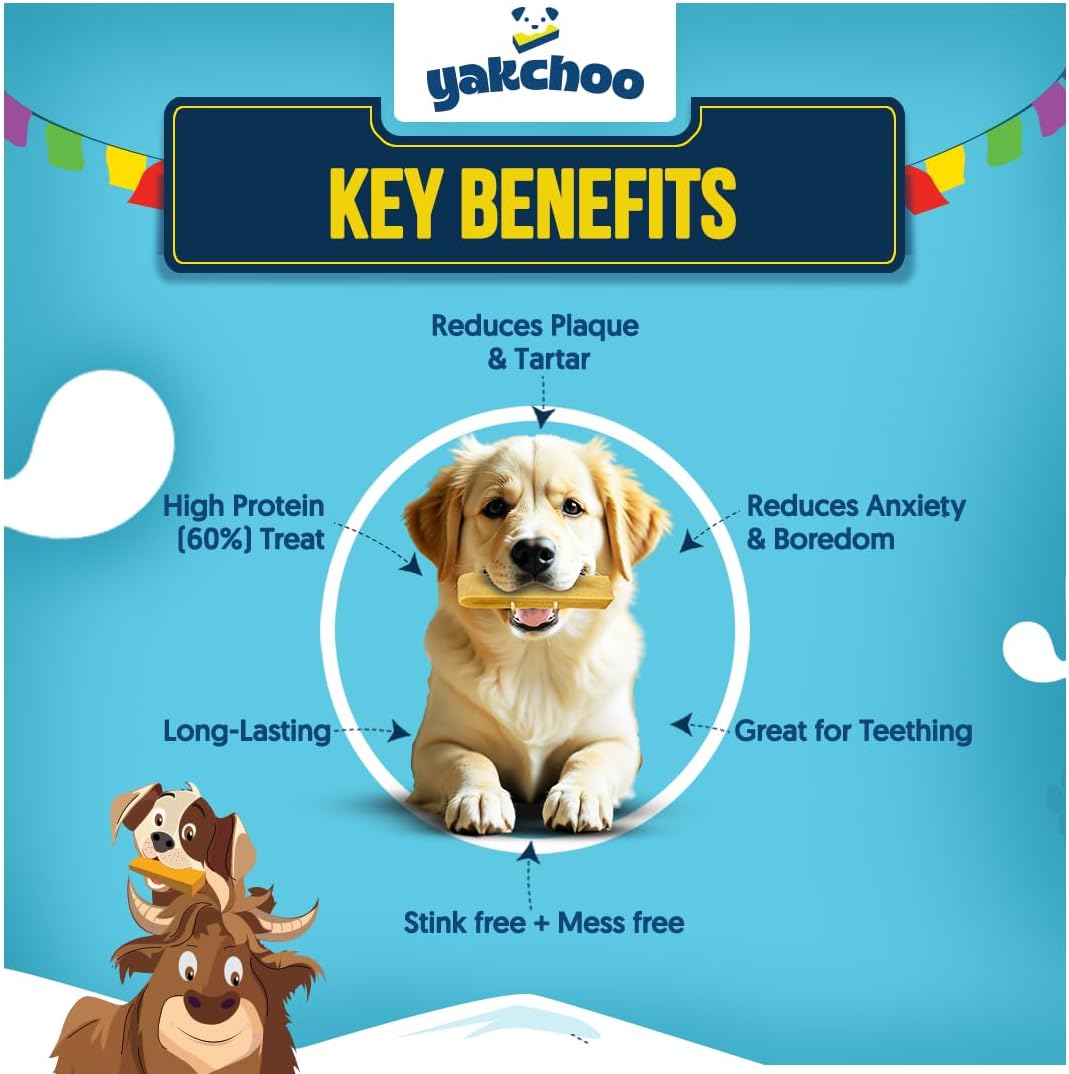 Yakchoo Himalayan Yak Cheese Dog Chews – Small 30g - 5 Pack