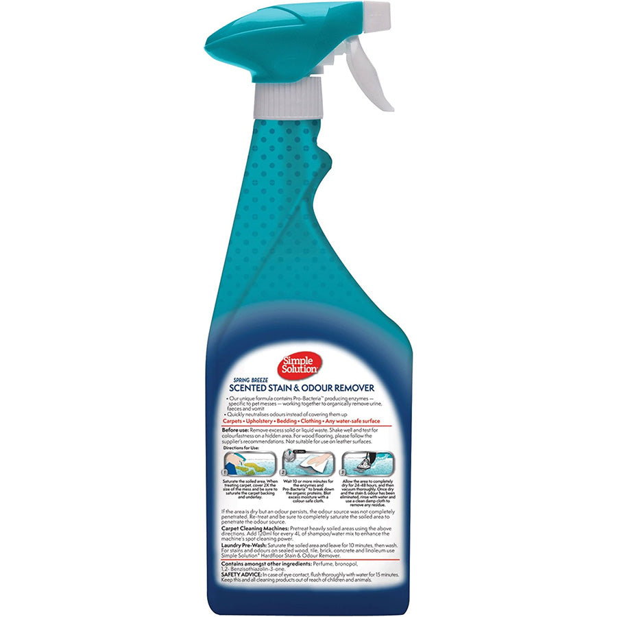 Simple Solution Stain and Odour Remover Spring Breeze 750ml