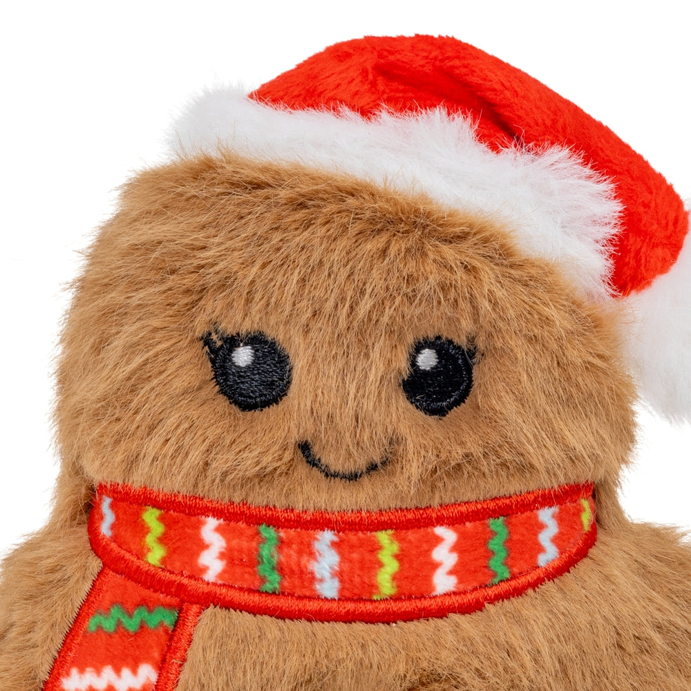 KONG Holiday Snuzzles Mini Santa Gingerbread