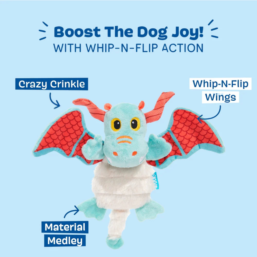 BARK Grimbold The Dragon Plush Dog Toy
