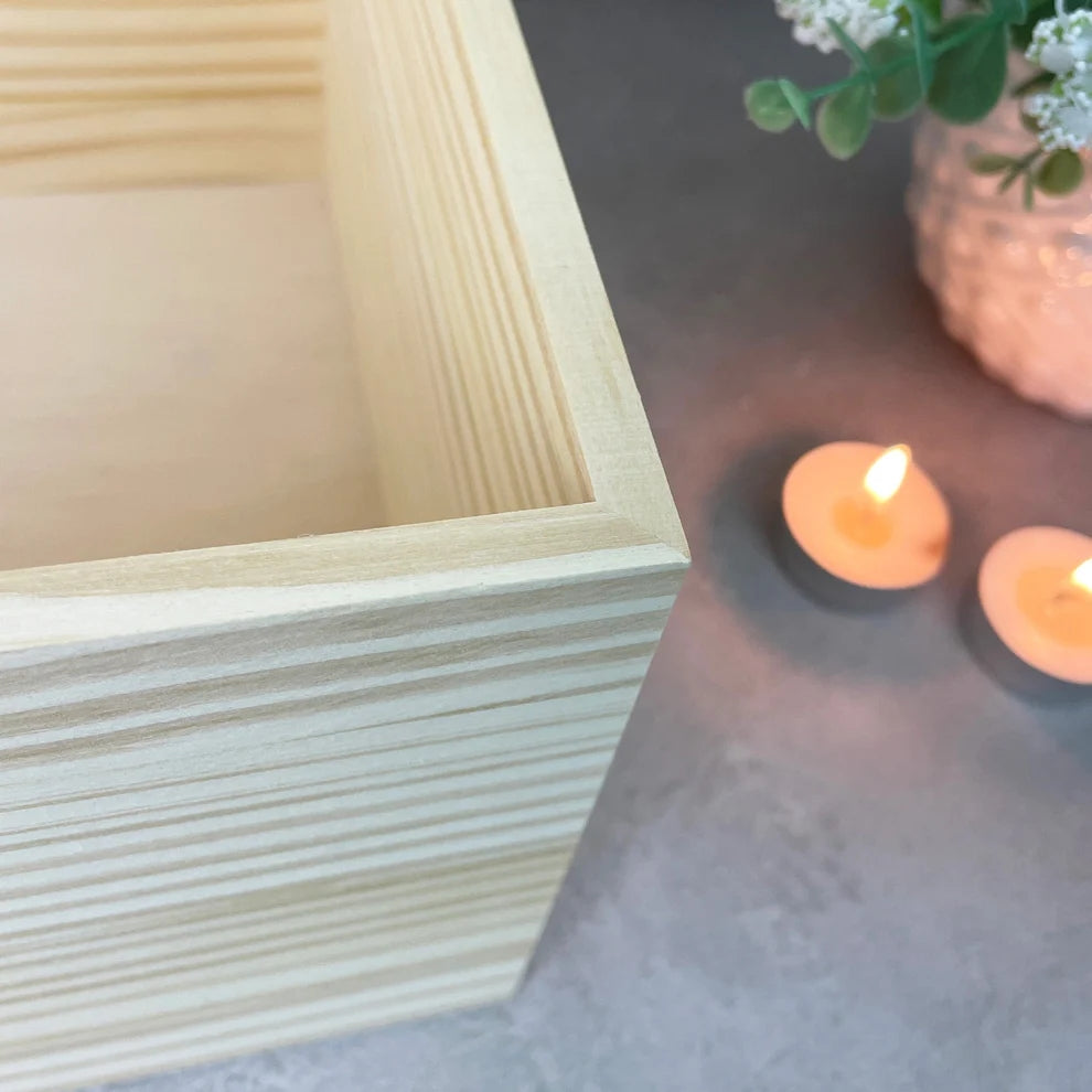 Personalised Three Photo Pet Memorial Keepsake Box 5 Sizes