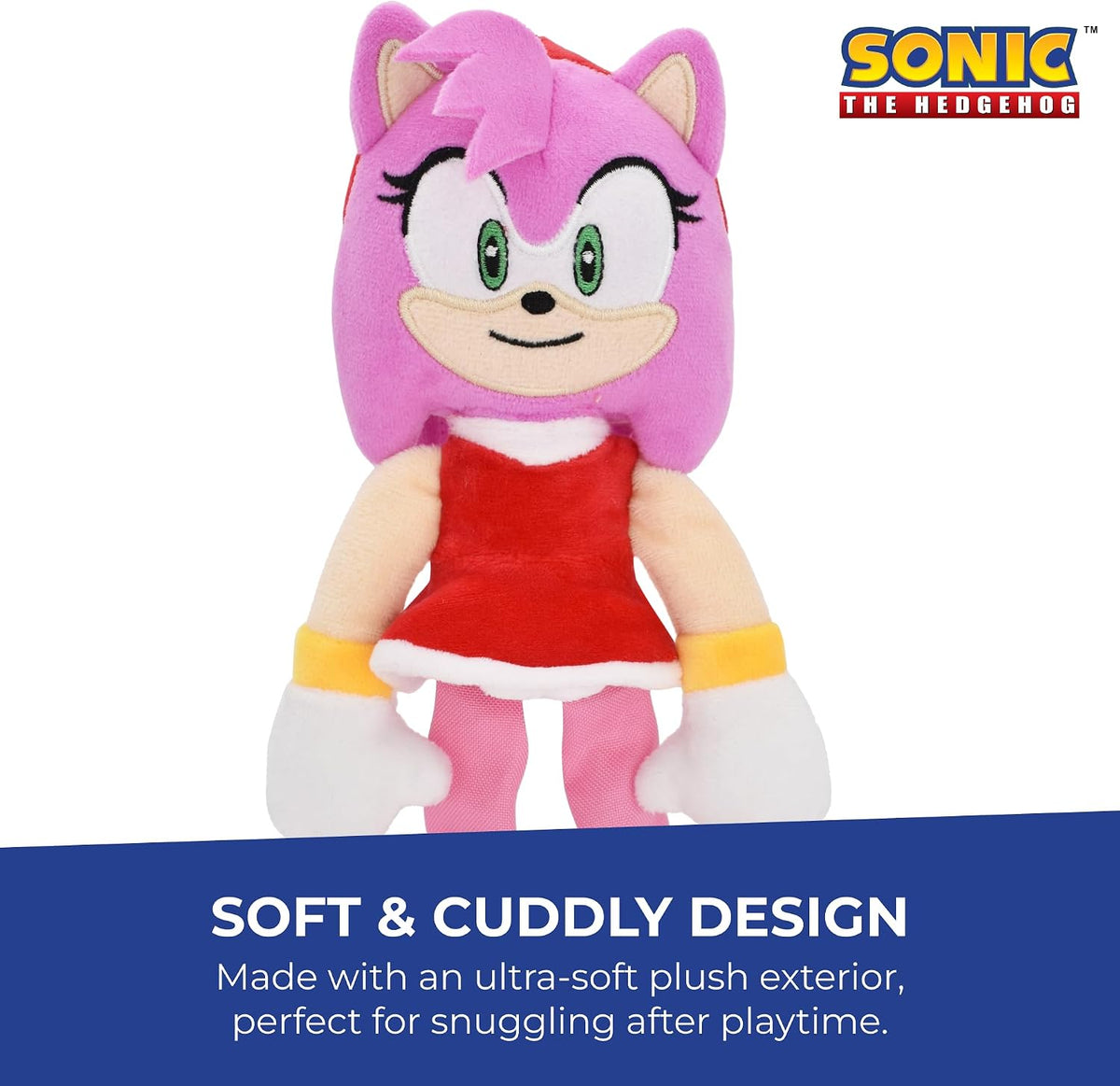 Multipet Sonic the Hedgehog Plush Dog Toy - Amy Rose