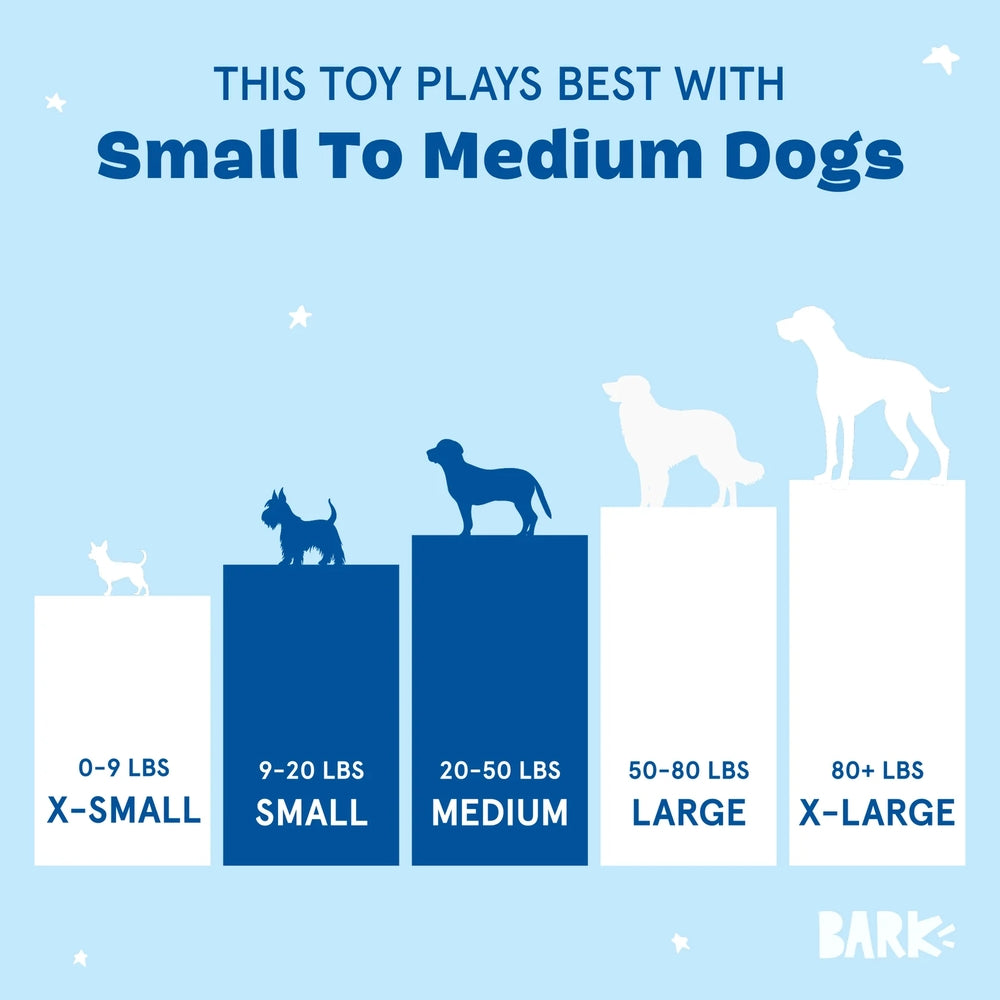 BARK Hairloom Tomatoes Plush Rope Dog Toy