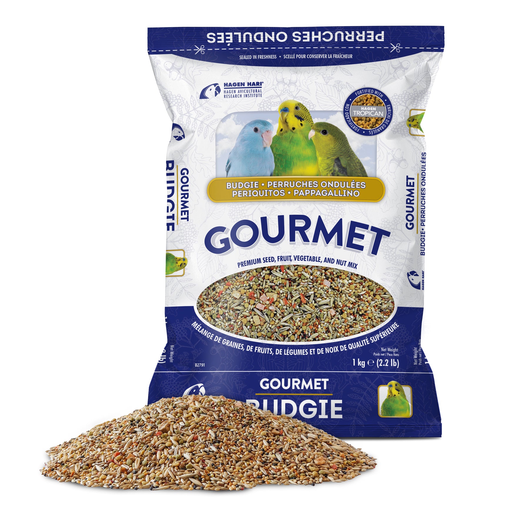Photo inspiration: Fresh Look at Hagen Hari Gourmet Premium Seed Mix For Budgies 1Kg