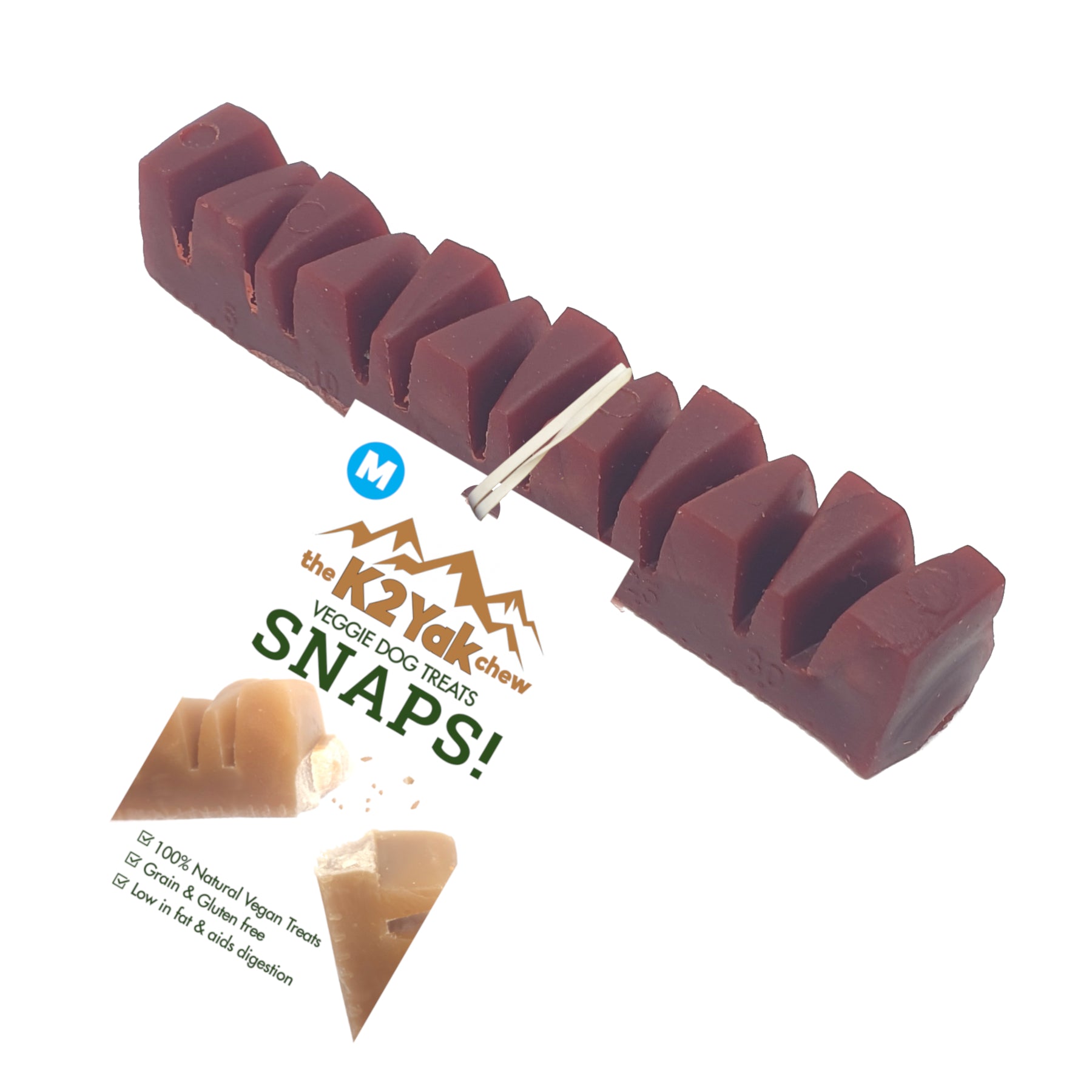 K2 SNAPS Dog Vegan Training Treats Wood Smoked BBQ 2 Sizes