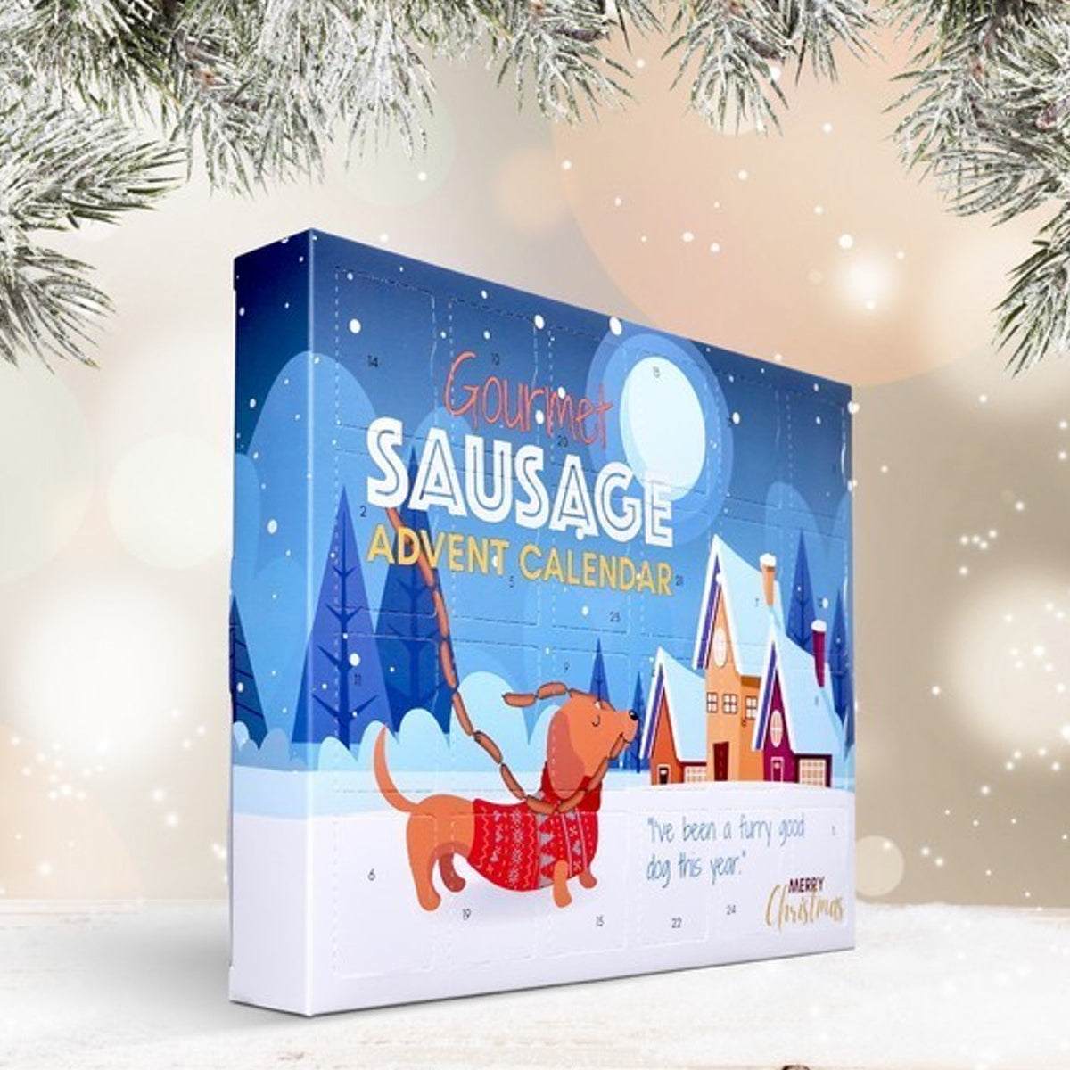 Pet Treat Wholesale Gourmet Sausage Advent Calendar