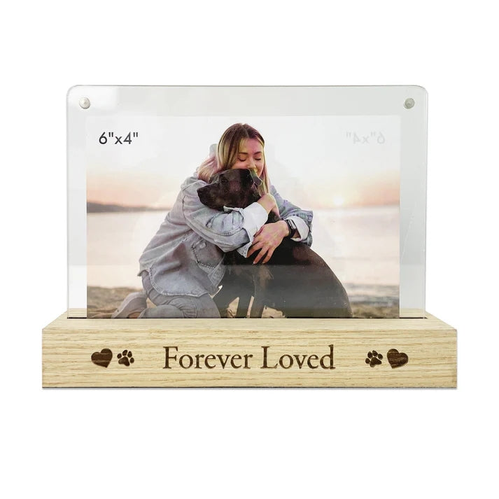 Personalised Forever Loved Pet Photo Frame