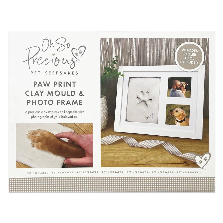 Paw Print Clay Mould & Photo Frame Kit