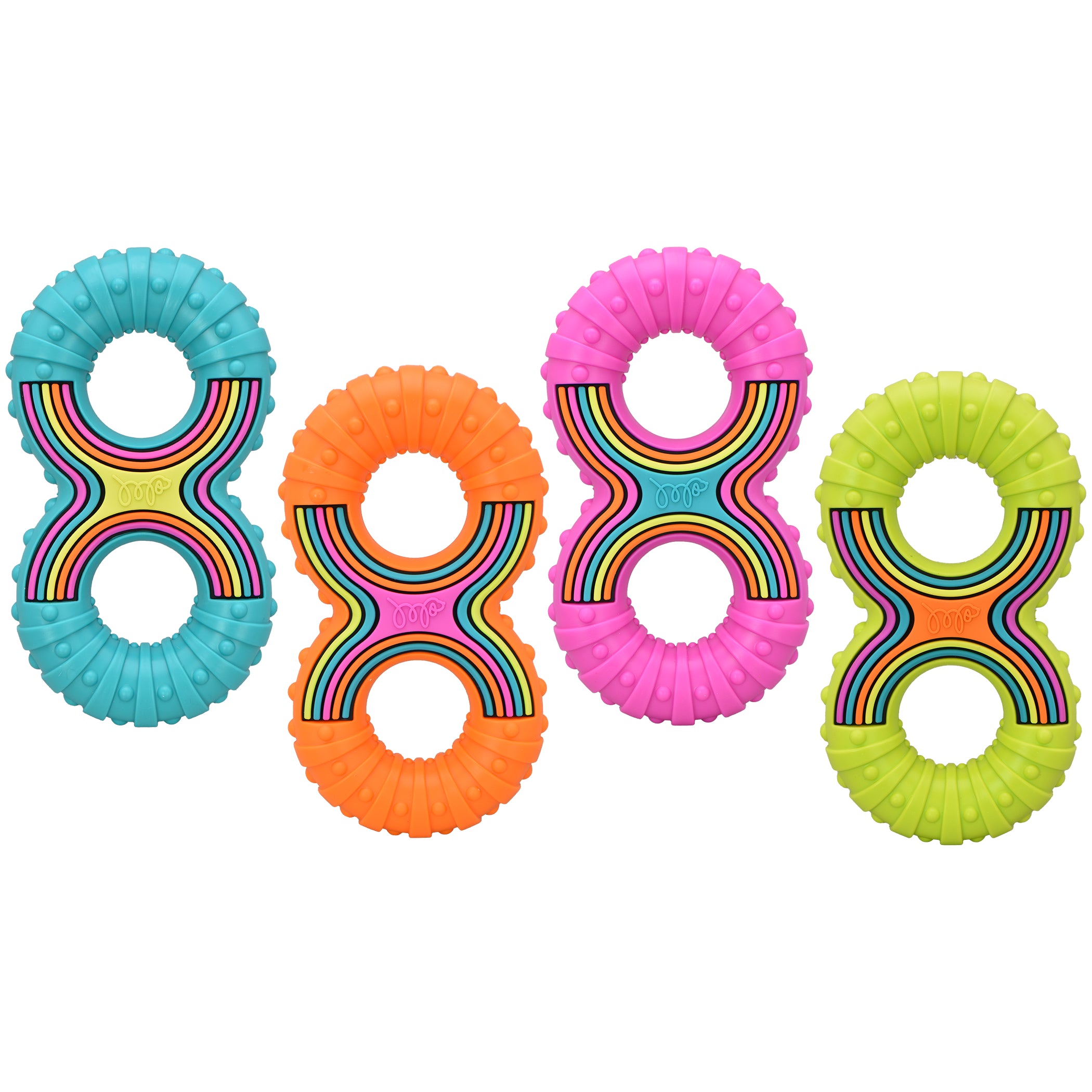 Happy Pet Groovers TPR Rubber Figure of 8 Dog Toy