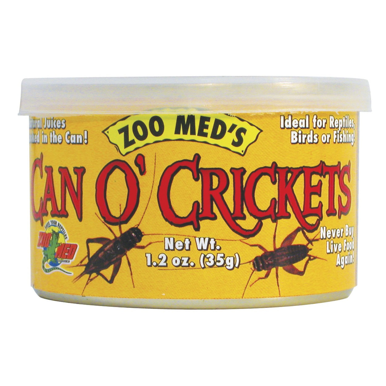 Zoo Med Can O' Crickets 34g