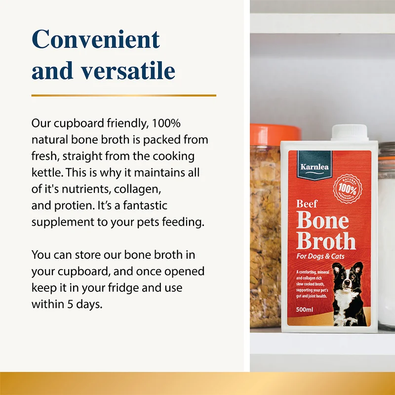 Karnlea Fish Bone Broth for Dogs and Cats 500ml