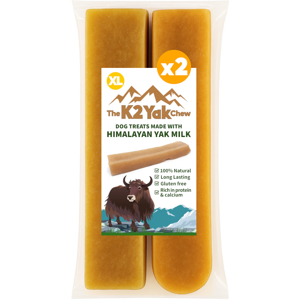 K2 Yak Chews Long Lasting Natural Dog Treats X-Large