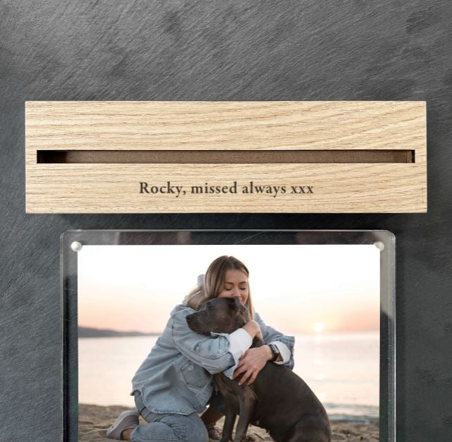 Personalised Forever Loved Pet Photo Frame