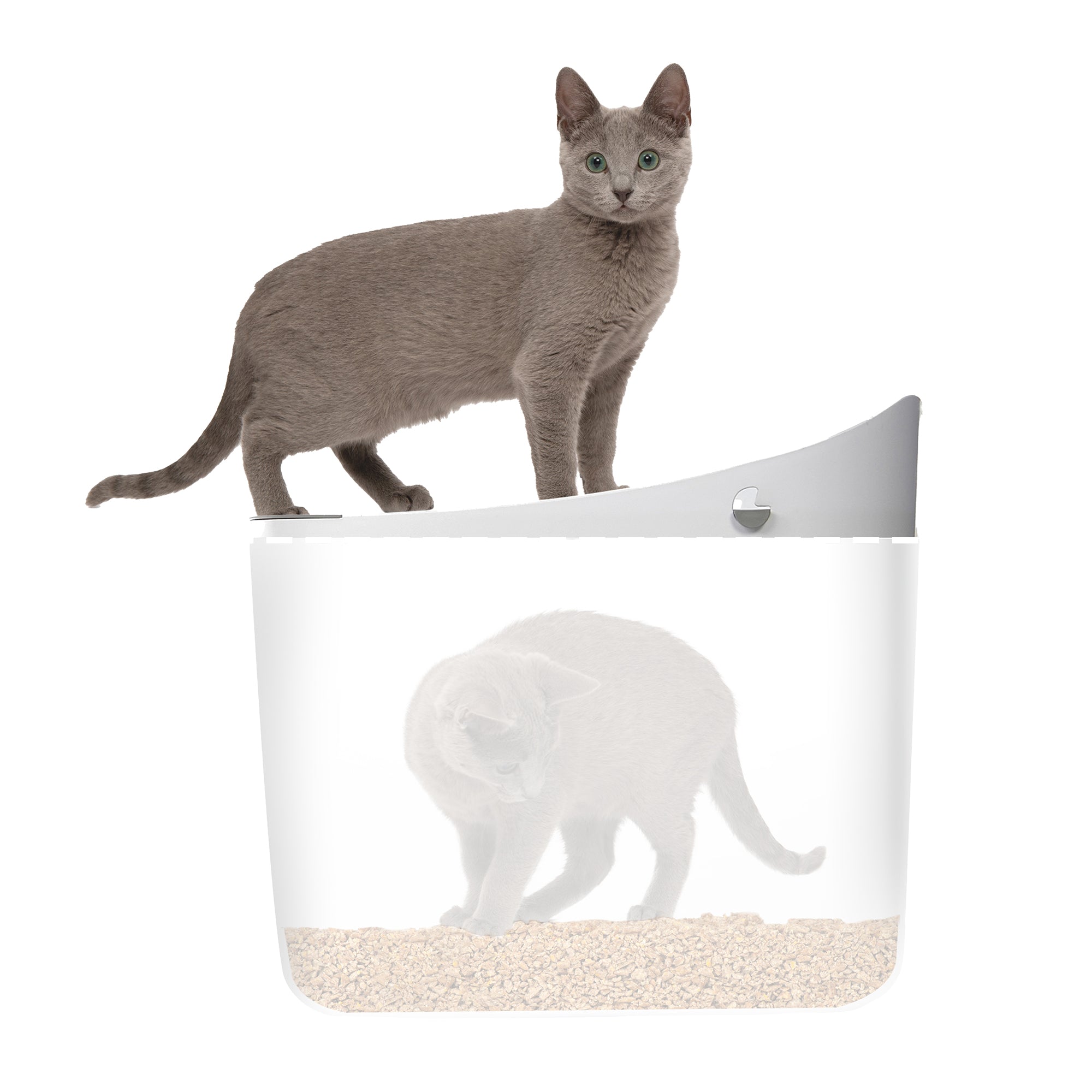 Litter box hotsell open top