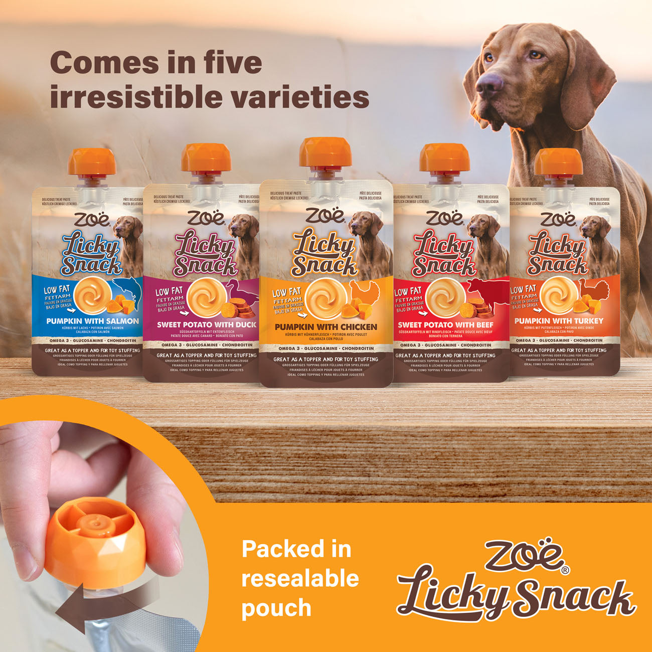 Zoë Licky Snack Sweet Potato & Duck 85g