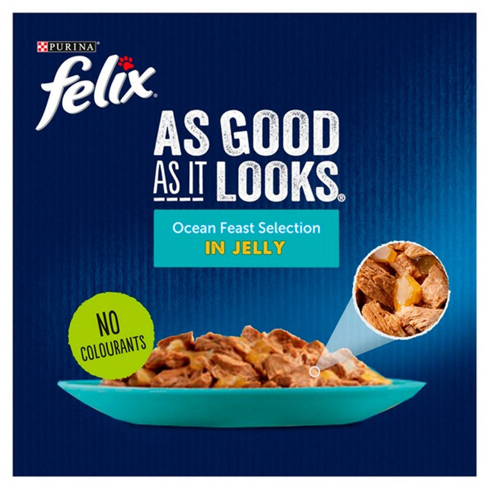 Felix As Good As it Looks Ocean Feasts in Jelly 12 x 85g