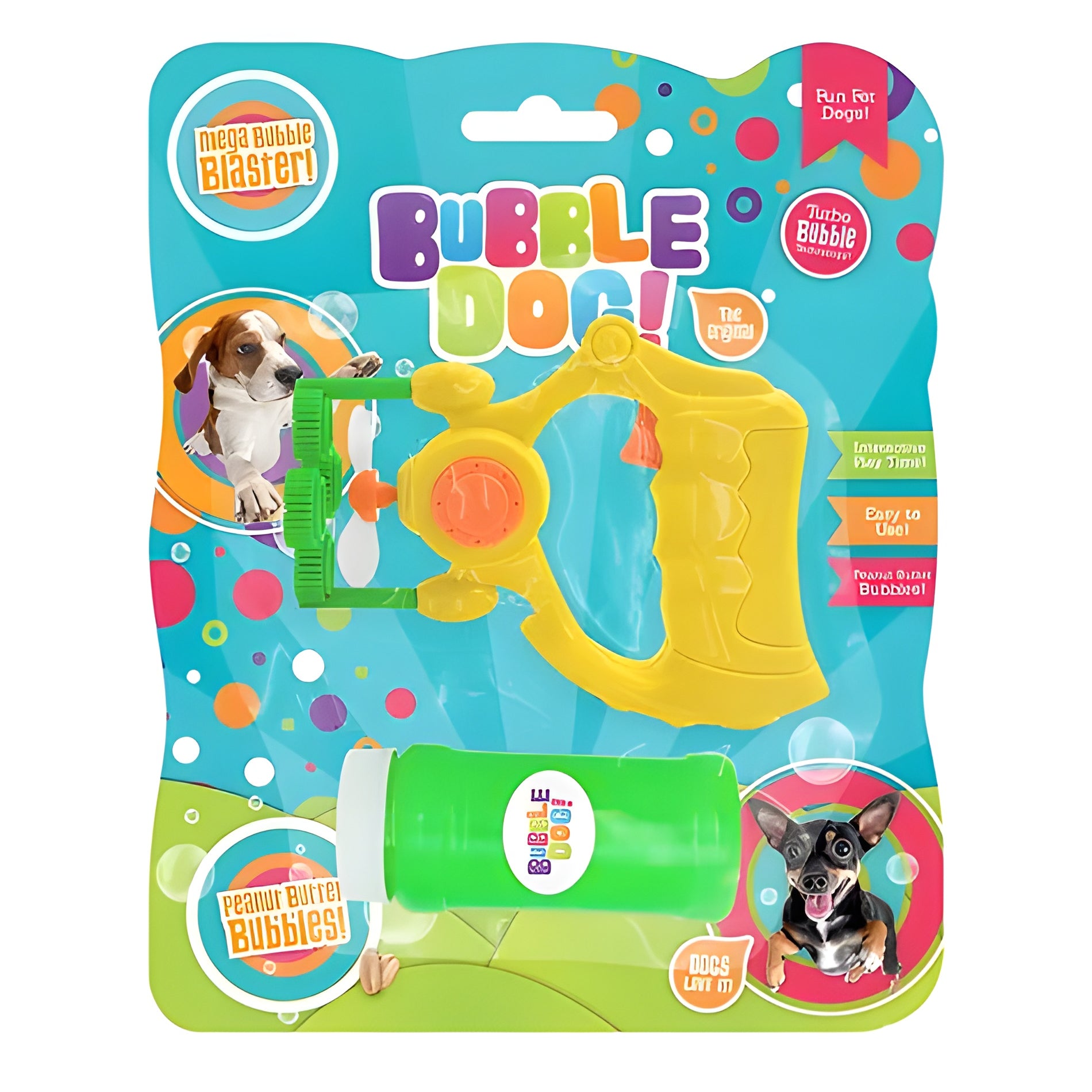 Bubble Dog Bubble Blaster with Peanut Butter Bubbles