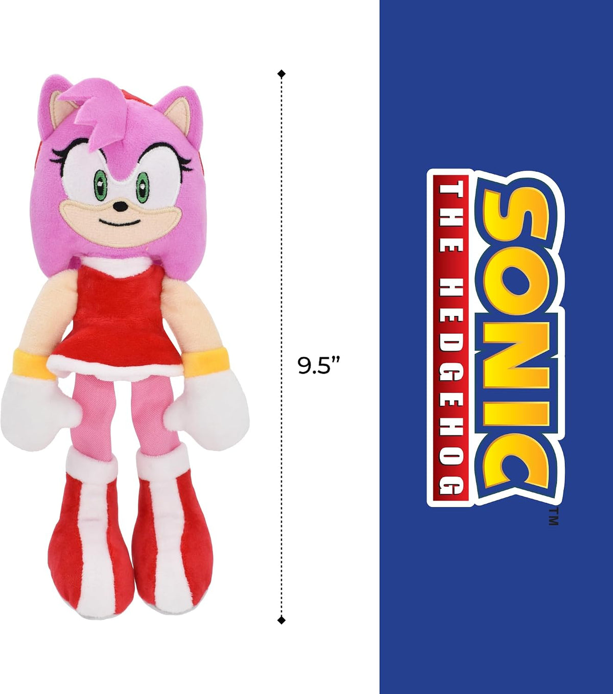 Multipet Sonic the Hedgehog Plush Dog Toy - Amy Rose
