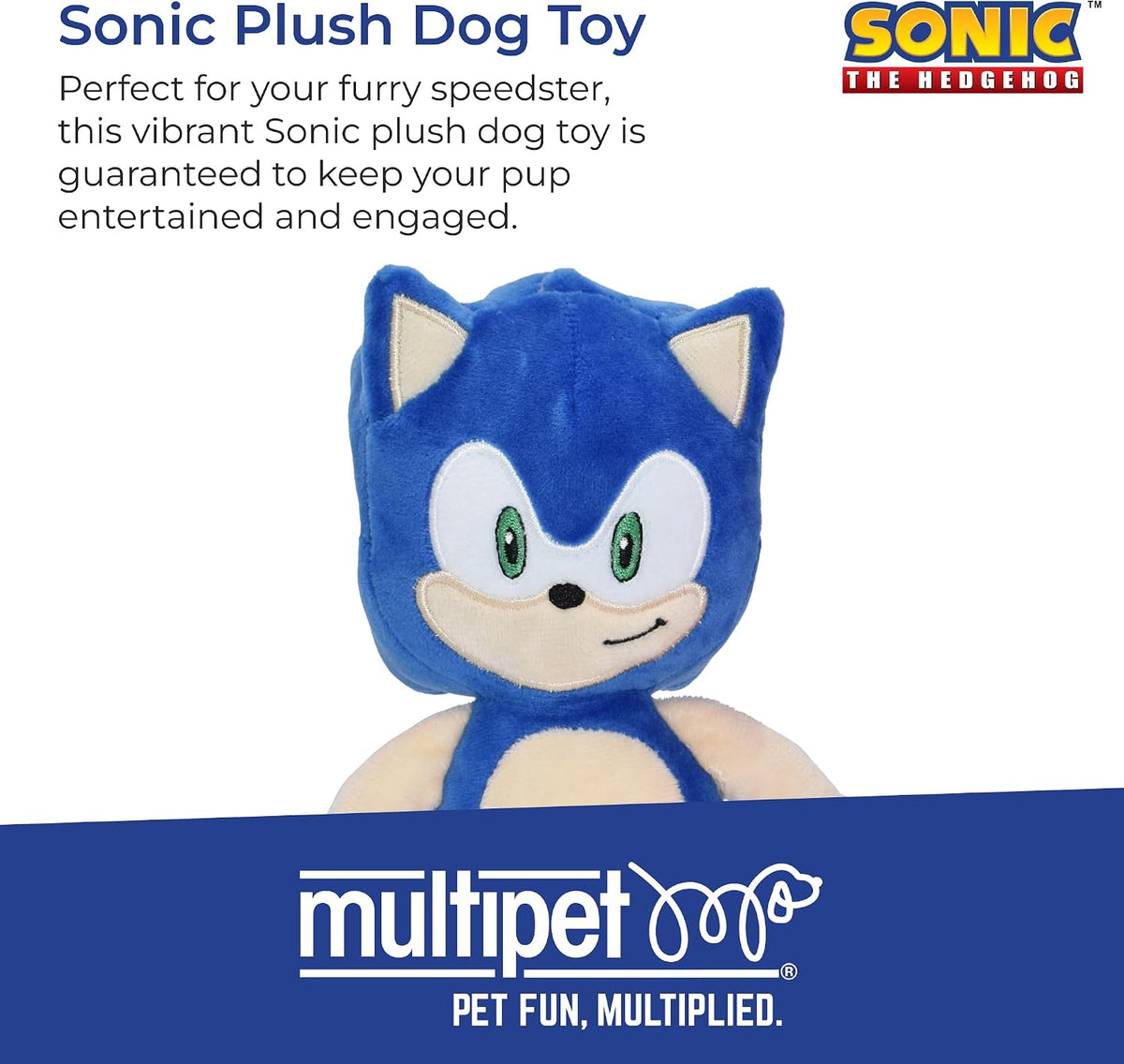 Multipet Sonic the Hedgehog Plush Dog Toy - Sonic