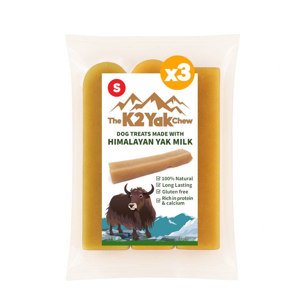 K2 Yak Chews Long Lasting Natural Dog Treats Small