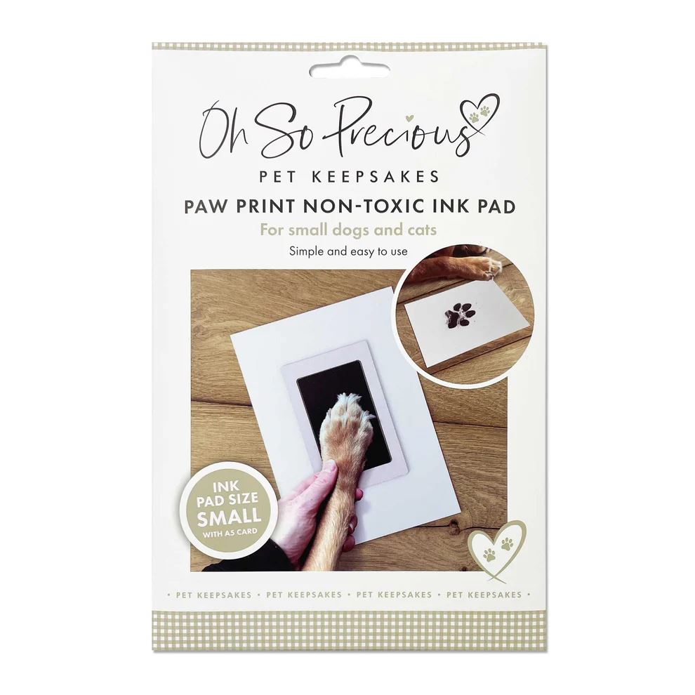 Pet Safe Non-toxic Paw Print Ink Pad Kit