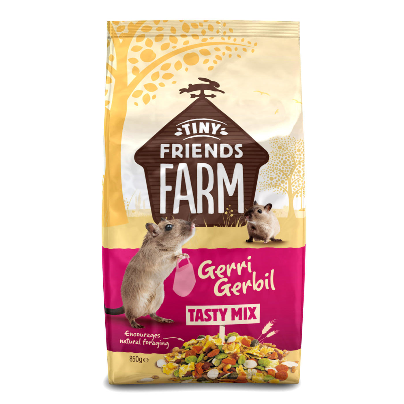 Tiny Friends Farm Gerri Gerbil Tasty Mix 850g