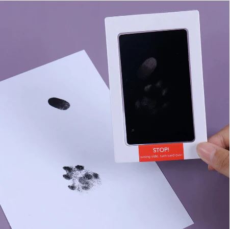 Pet Safe Non-toxic XL Paw Print Ink Pad Kit for Larger Paws