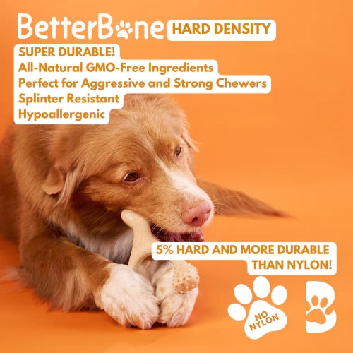 BetterBone Dog Chew Toys HARD Durability 2 Sizes