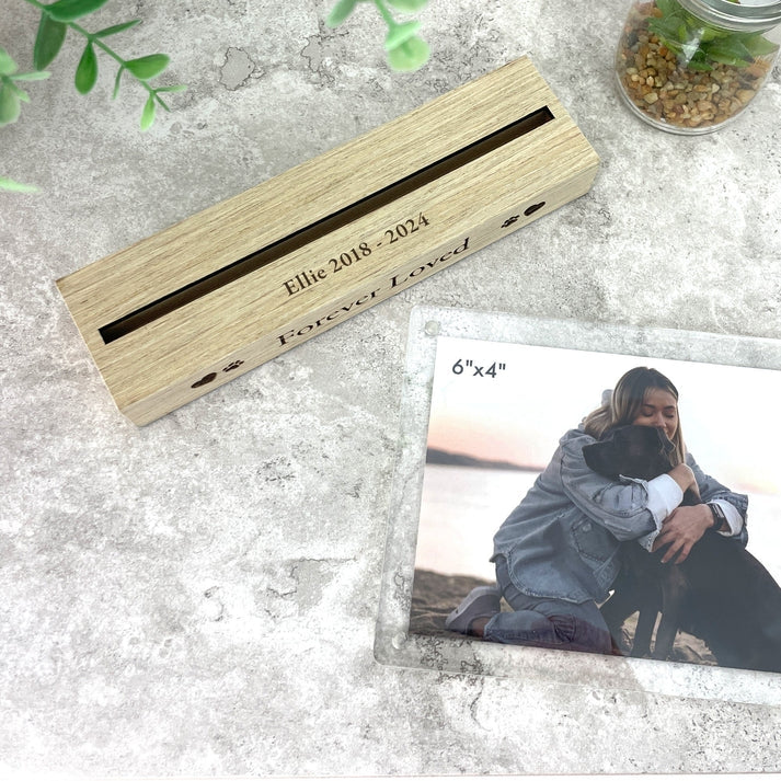 Personalised Forever Loved Pet Photo Frame