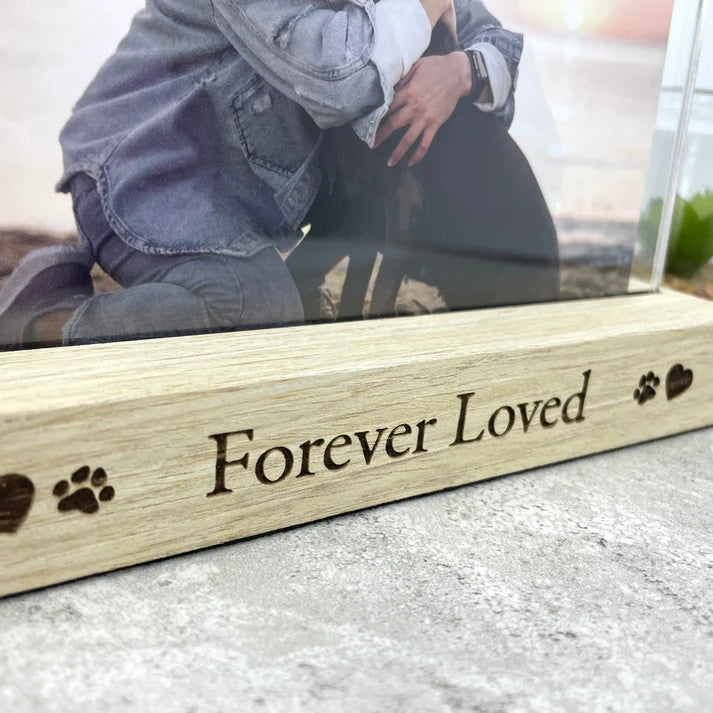 Personalised Forever Loved Pet Photo Frame