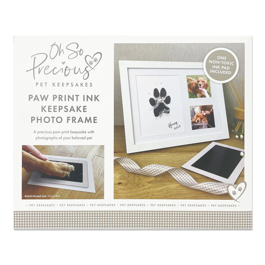 Paw Print Ink Keepsake Photo Frame Kit