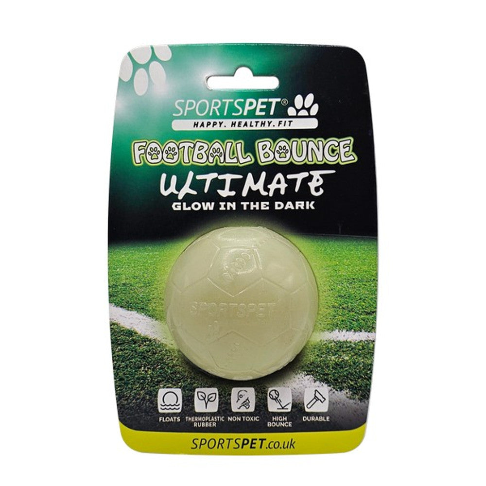 Sportspet Football Bounce Ultimate Glow in the Dark Balls