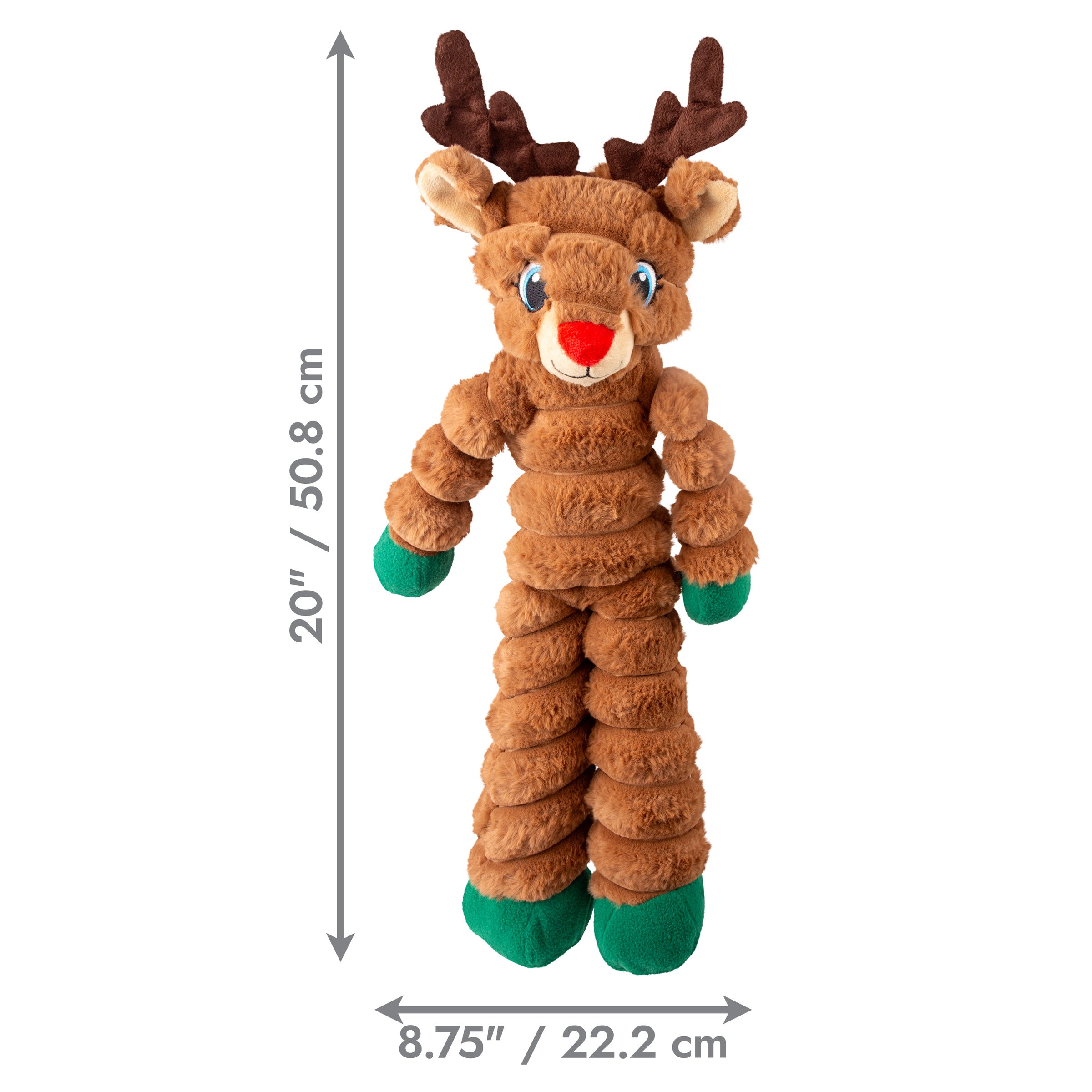 KONG Holiday Shakers Crumples Reindeer
