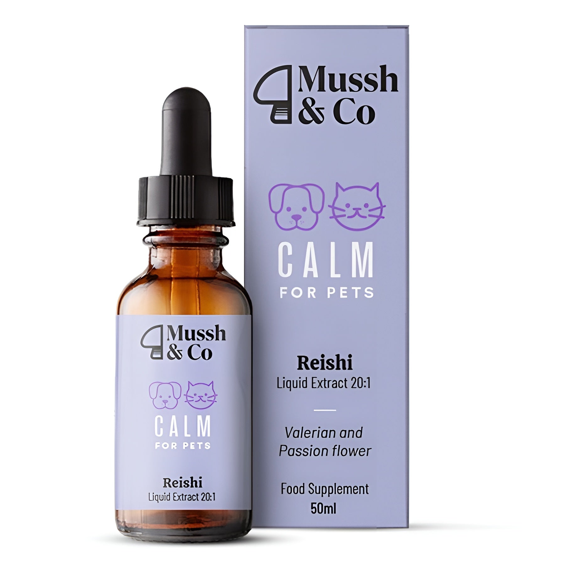 Hemp Heros Mussh & Co Calm Reishi Mushroom Drops 50ml