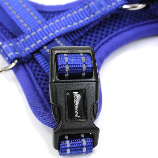 Doodlebone Adjustable Airmesh Dog Harnesses Cobalt 5 Sizes