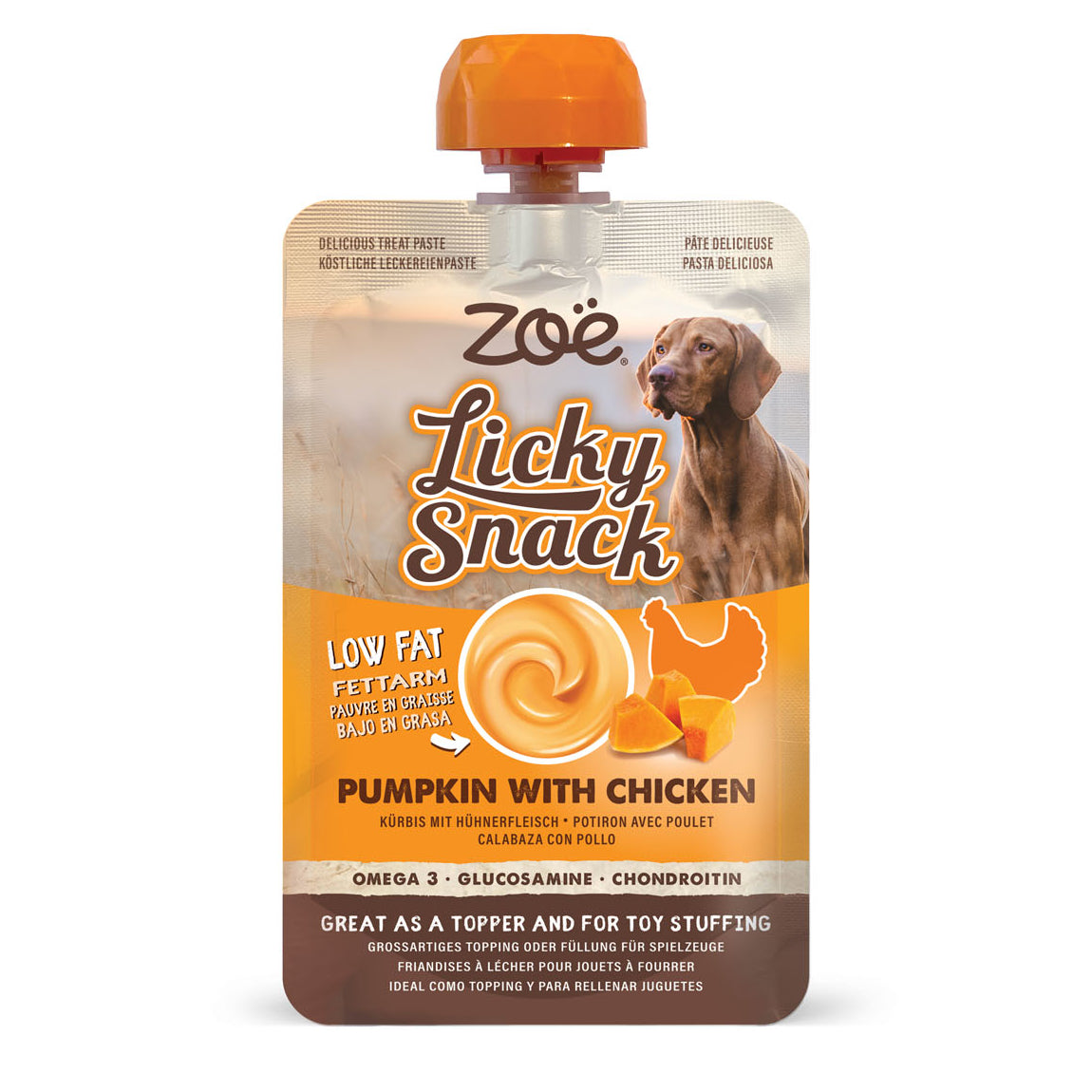 Zoë Licky Snack Pumpkin w Chicken 85g