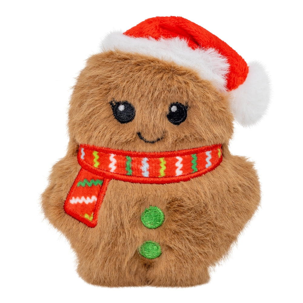 KONG Holiday Snuzzles Mini Santa Gingerbread