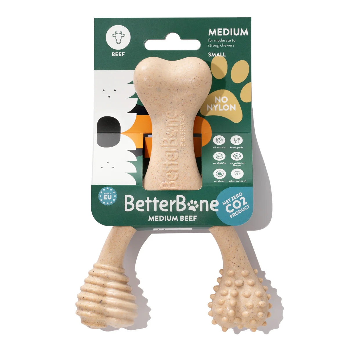 BetterBone Dog Chew Toys MEDIUM Durability Beef Flavour 3 Sizes